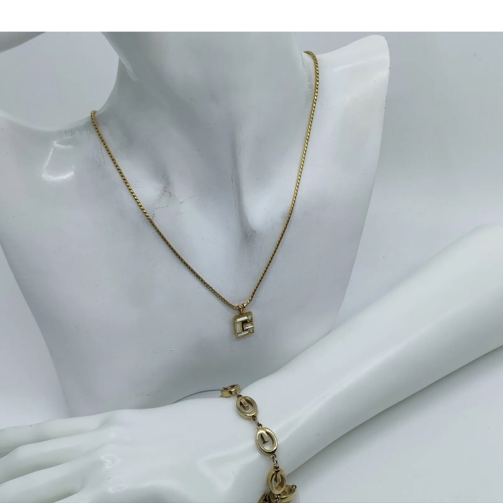 Givenchy Necklace Bracelet Metal Gold Metal - Picture 15 of 15